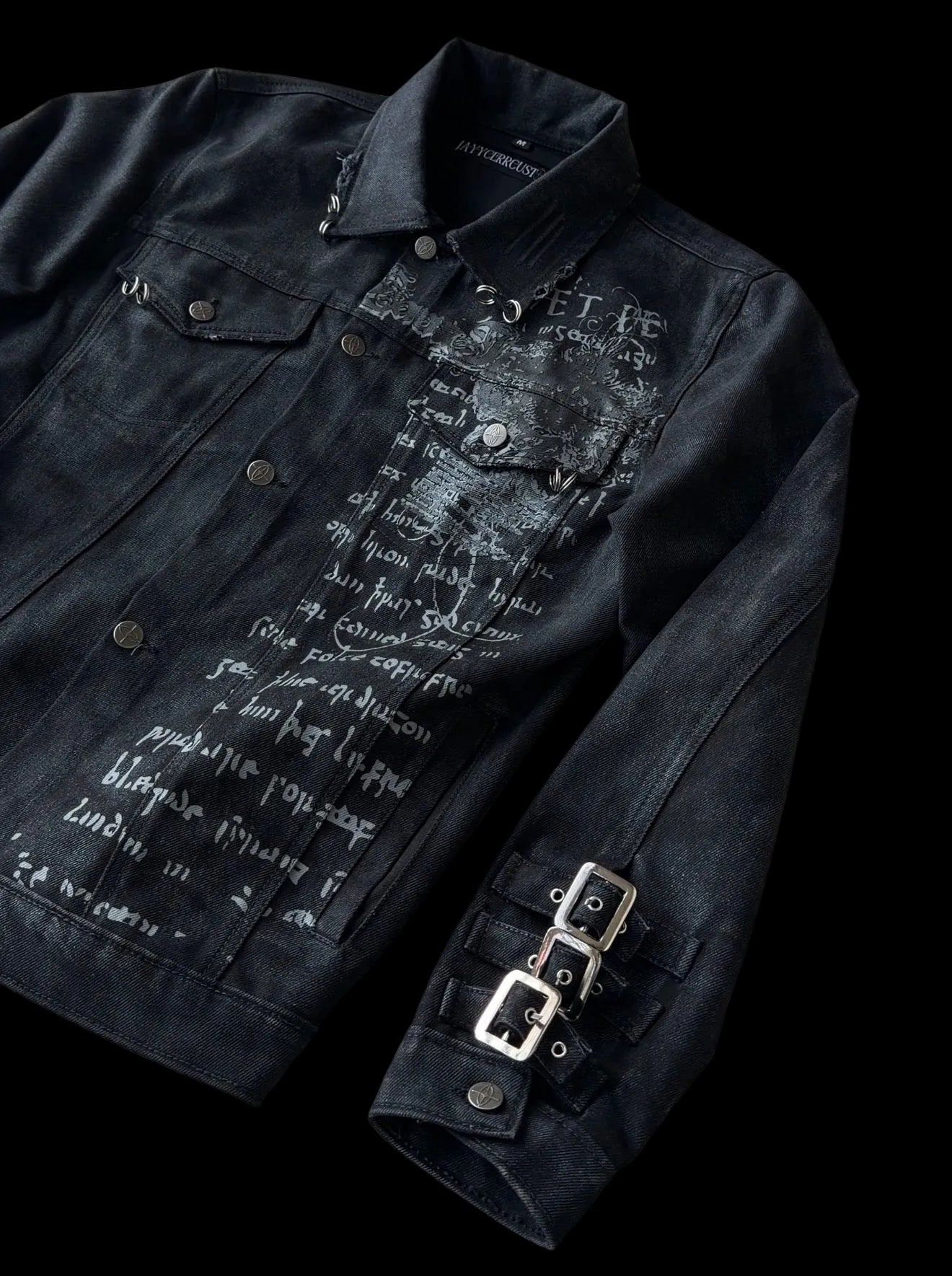 BLACK WAXED DENIM UNIFORM