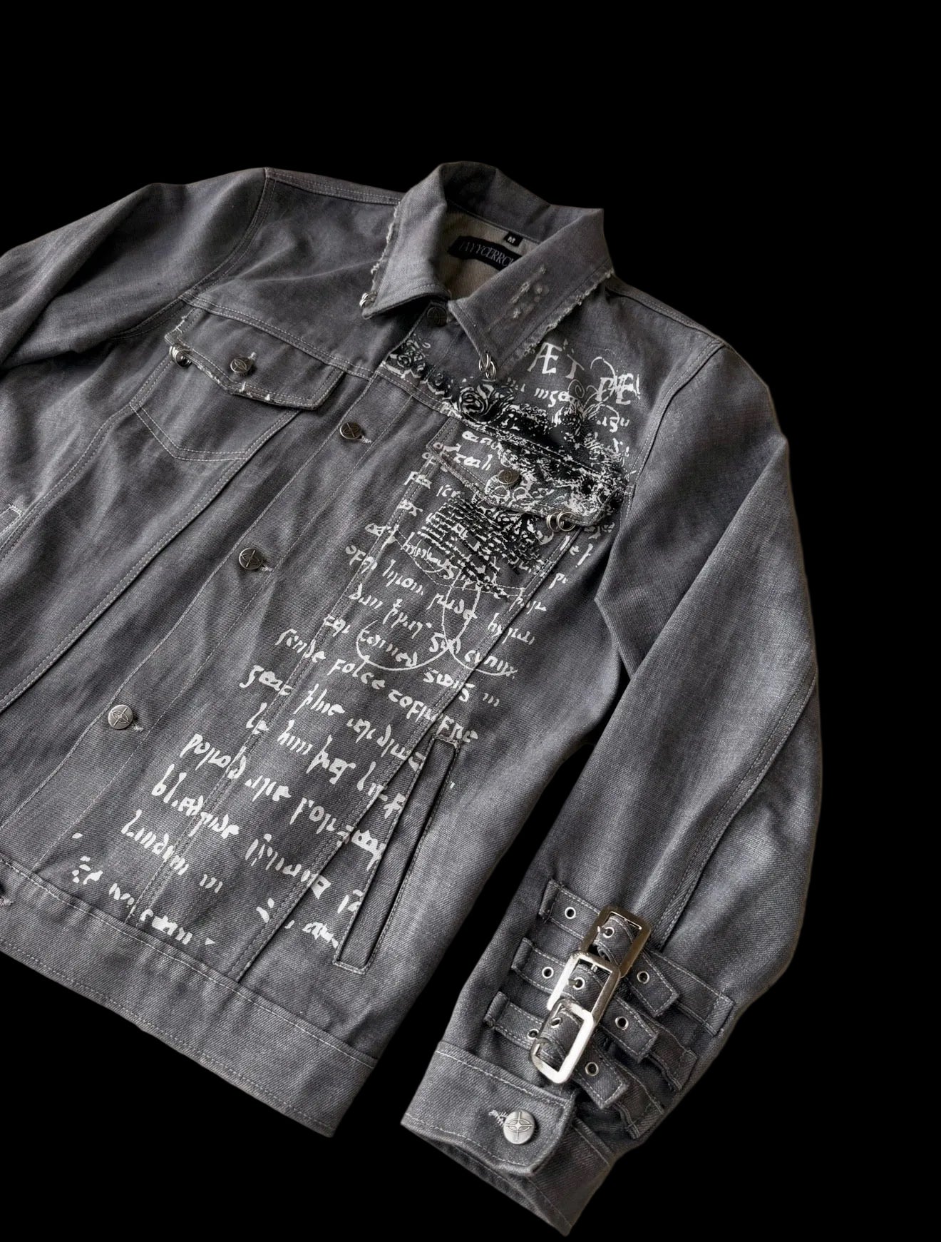GREY WAXED DENIM UNIFORM